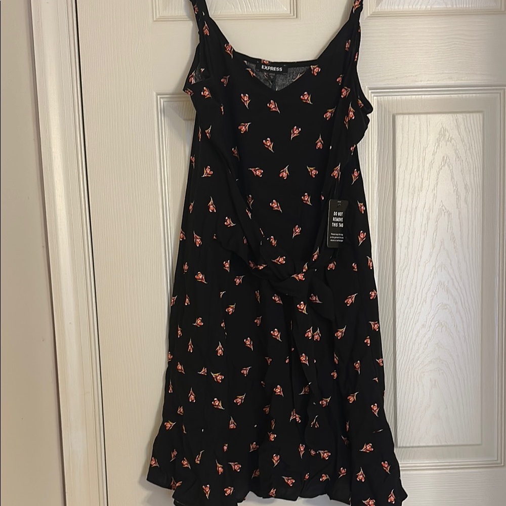 Express Black Floral Women's Dress